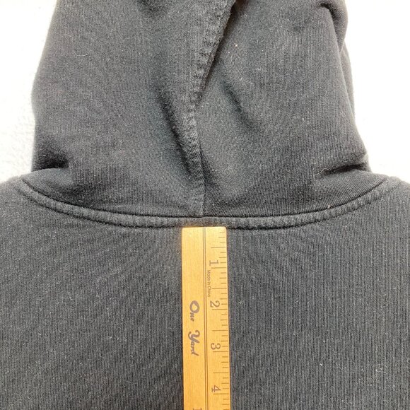 Thom Krom Hoodie Mens XL Black Avant Garde Full Zip Distressed - Picture 11 of 11